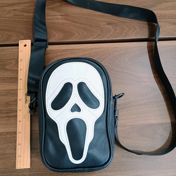 Handbags - Scream Black and White Crossbody Bag